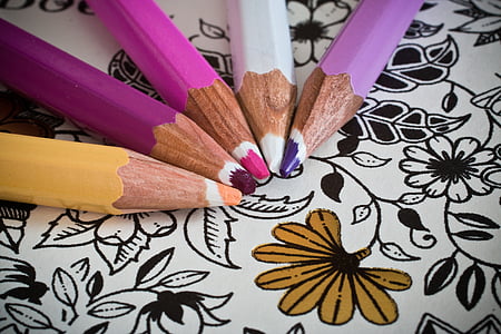 five assorted-color pencils thumbnail