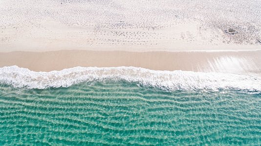 sea waves crashing on shore thumbnail