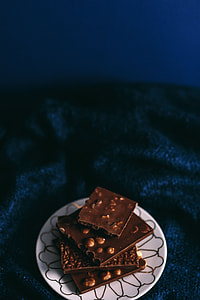 Close up a nut chocolate bar thumbnail