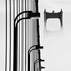 black and white abstract photo thumbnail
