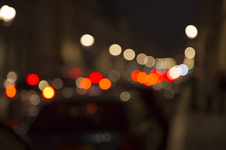 bokeh, car flow, yun, night view, function, defocused thumbnail