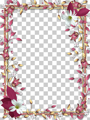 Frame , Mood Frame s, red and white floral digital photo frame PNG clipart