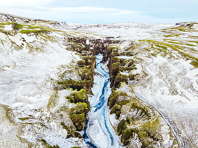 river between mountain peaks thumbnail