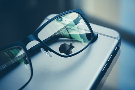 eyeglasses with black frames thumbnail
