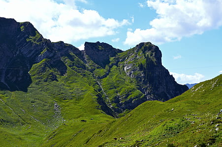 blue sky over mountain panoramic photography thumbnail