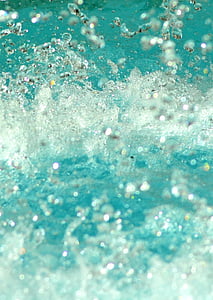 water, drops, blue, liquid, abstract, wet thumbnail