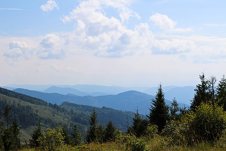 Landscape with Hills and Sky in Ukraine thumbnail