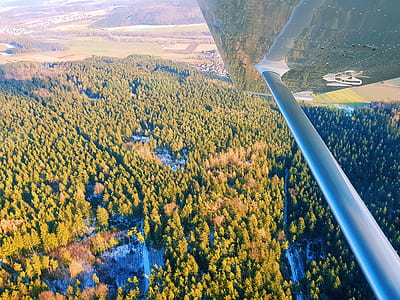 aerial photo of forest and waterfalls thumbnail