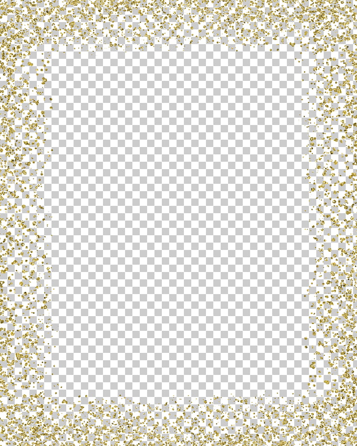 Gold Glitter MIME, Gold color border, brown powder frame PNG clipart