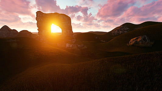 Silhouette Of Arch thumbnail