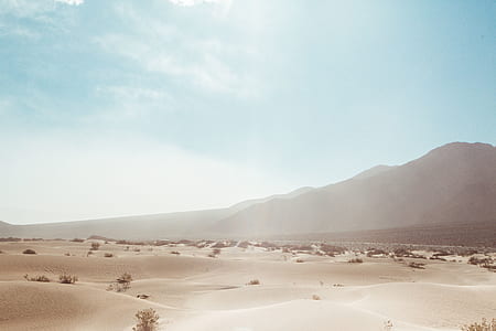 sunlight, blue, sand, desert, heat thumbnail