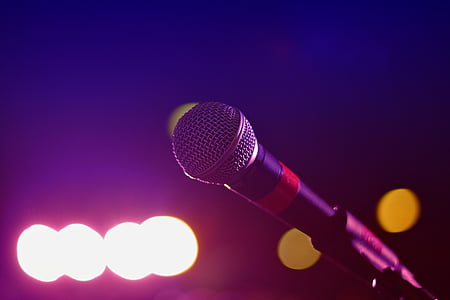 bokeh photography of microphone thumbnail