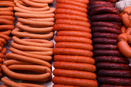 pile of assorted sausages thumbnail
