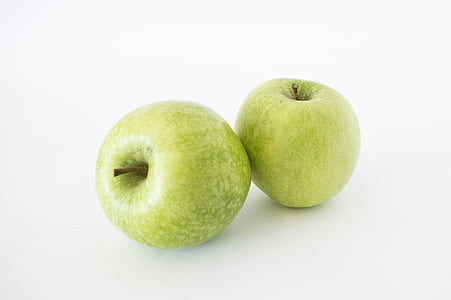 two green apple fruits thumbnail