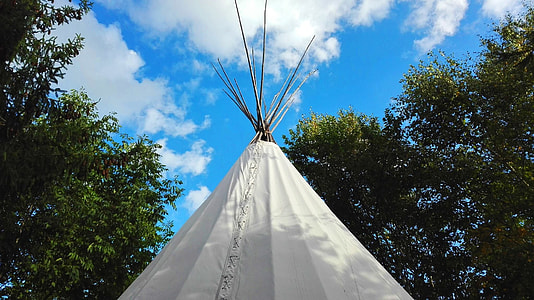 white teepee tent thumbnail
