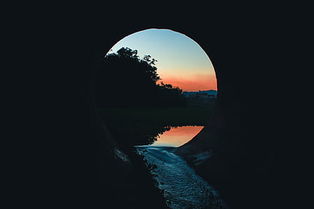 light, dawn, sunset, water thumbnail