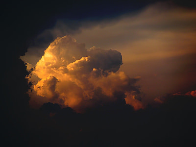white cloudy sky during sunset thumbnail