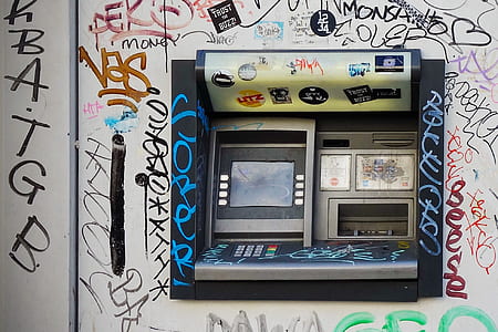 dirty, wall, machine, atm thumbnail