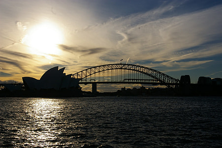 bridge and city buildings near ocean during daytime thumbnail