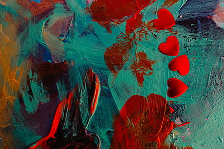 Heart foil confetti thumbnail