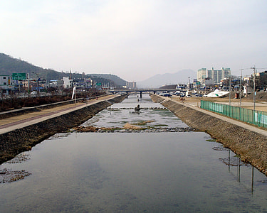 Landscape around the Jeongeupcheon  Stream in Jeongeup, South Korea thumbnail