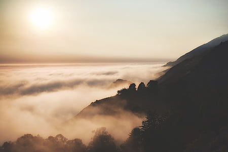 landscape photo of foggy mountain thumbnail