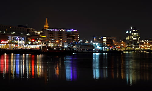 skyline during night thumbnail