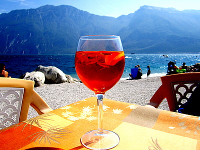 clear wine glass on yellow textile thumbnail
