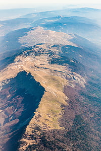 aerial photo of mountain range thumbnail
