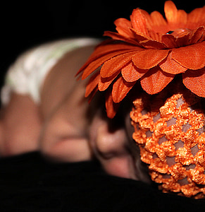 baby, girl, newborn, sleeping, daughter, portrait thumbnail