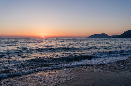 body of water during sunset thumbnail