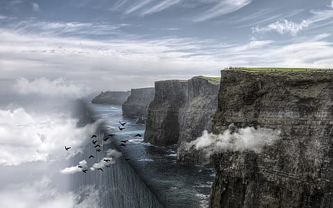 cliff, ocean, fantasy thumbnail