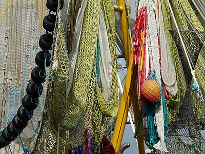 assorted-color fish nets thumbnail