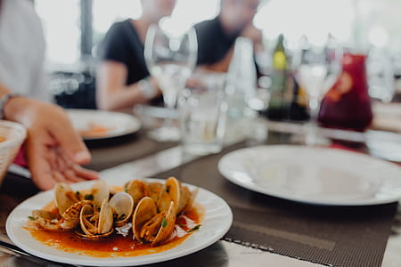Roasted Mixed Seafood Contain Crabs, Mussels, Big Shrimps, Calamari Squids thumbnail