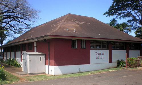 Waialua Library building in Hawaii thumbnail