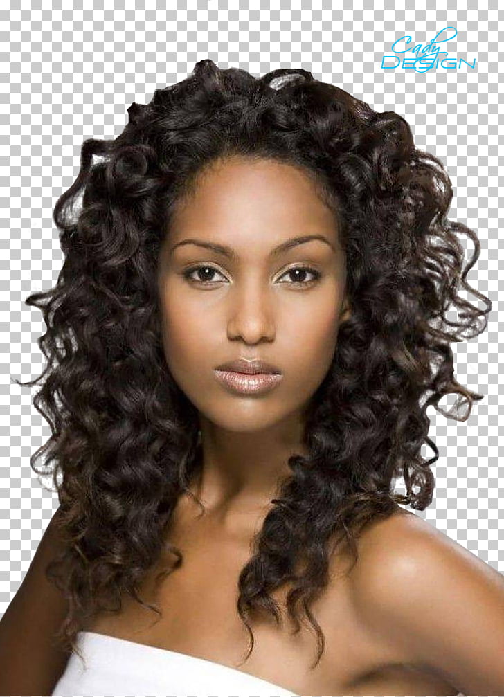 Hairstyle Bob Cut Lace Wig Black Hair Long Curly Hair Png Clipart
