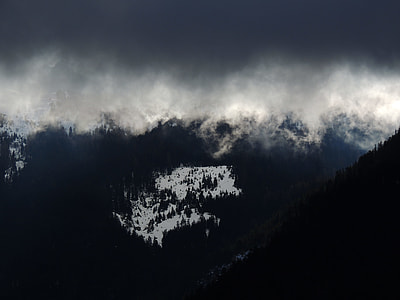 photo, mountain, fogs, cloud thumbnail