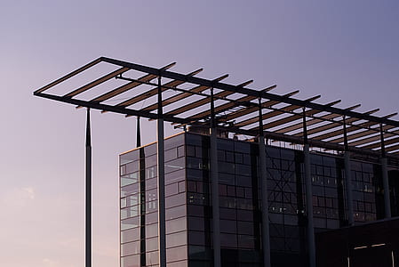 curtain wall building under clear sky thumbnail