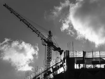 -- with crane and scaffolding thumbnail