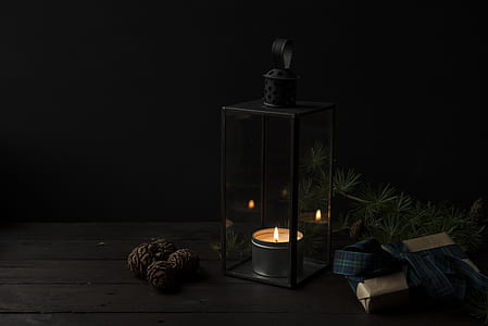 clear glass candle lamp thumbnail