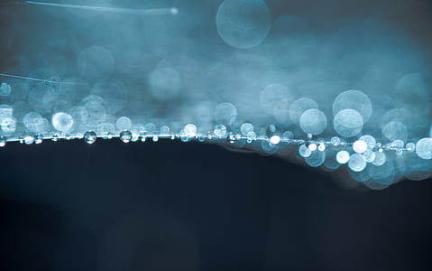 bokeh photography of blue lights thumbnail