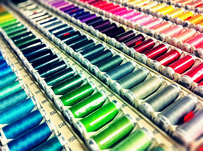 closeup photo of thread pool lot thumbnail