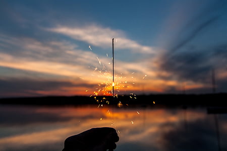 person holding roman candle thumbnail