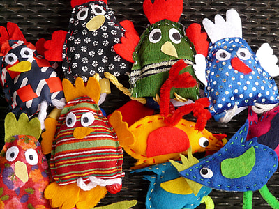 assorted hens plush toys thumbnail