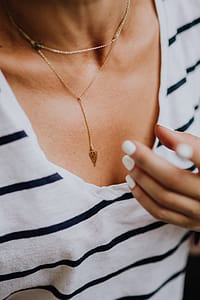 Close up fashion details - stylish young woman thumbnail