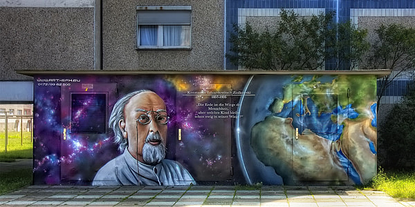 man wearing white top graffiti thumbnail