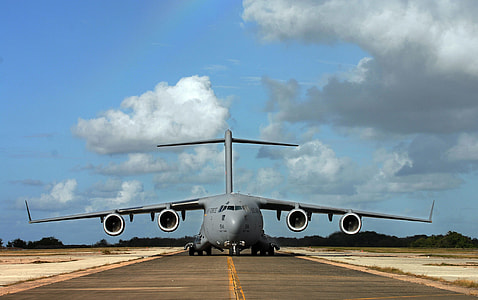 Military Cargo Plane Landing, Runway thumbnail