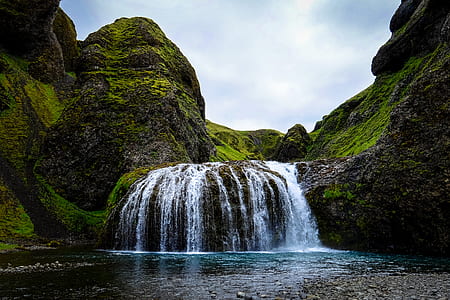 landscape, nature, water, rocks thumbnail