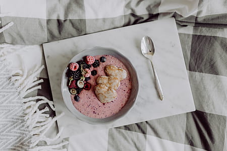 Bowl with yoghurt, gingerbread and fruit thumbnail