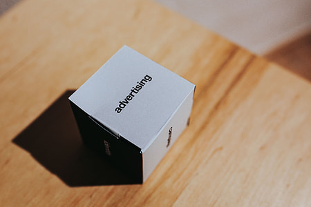 Little paper boxes with words on them thumbnail